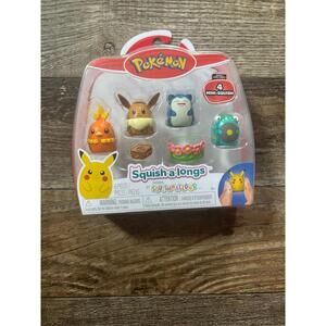 Pokémon Squishalongs Series 1 Mini Squish Set - 4 Piece